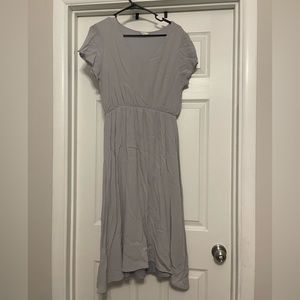 Bridesmaid dress grey